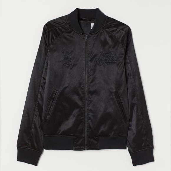 H&M x Disney Bomber Jacket with Embroidery✨
